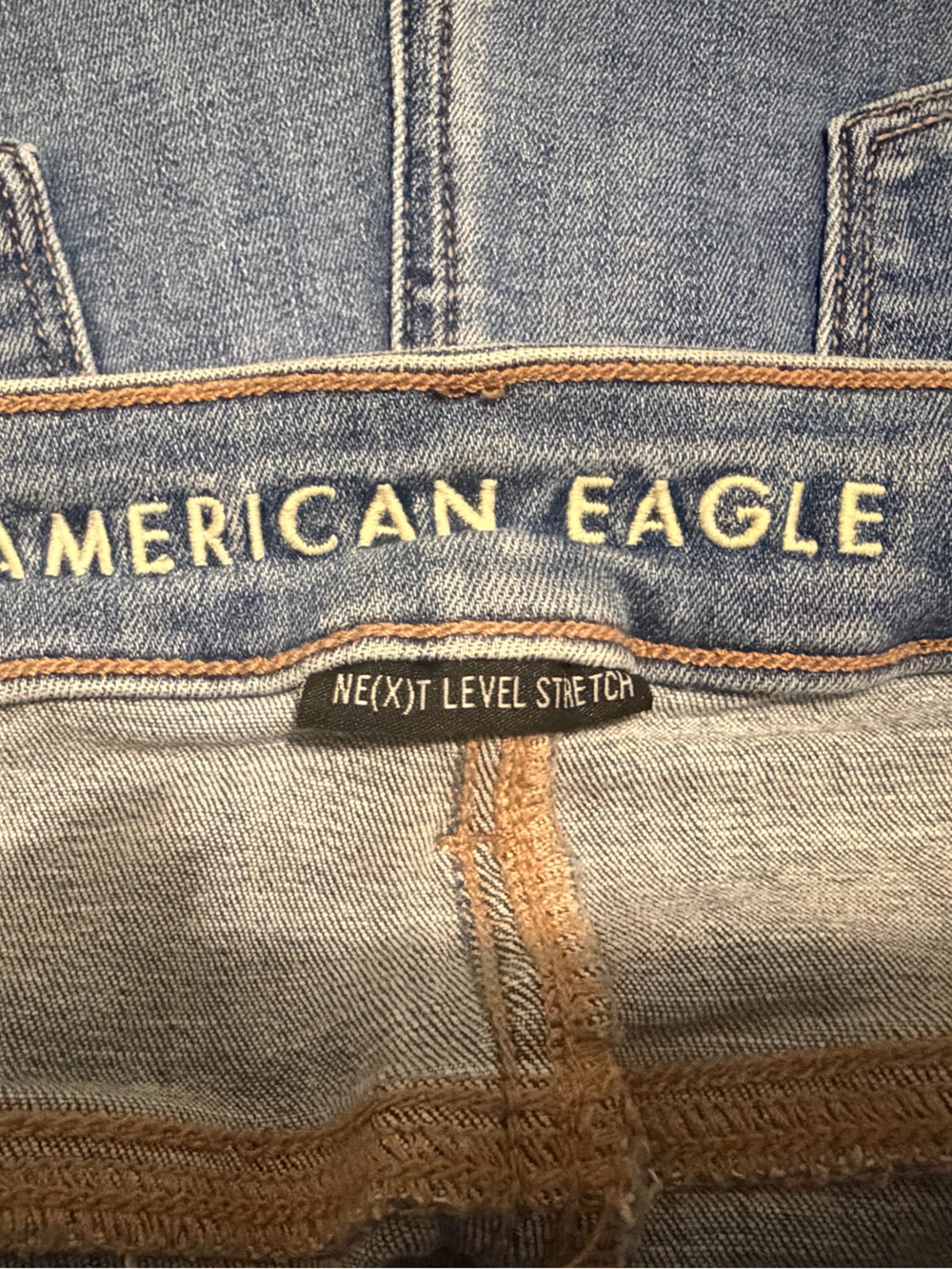 American Eagle Outfitters Light Blue Flare Jeans - Picture 4 of 8